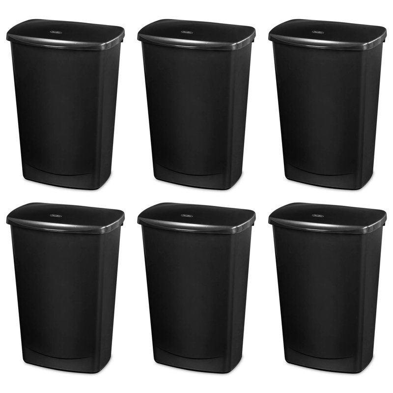 Sterilite 11.4 Gallon Trash Can & Reviews Wayfair